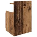 vidaXL Nočné stolíky 2 ks s 2 zásuvkami, staré drevo 40x36,5x62 cm