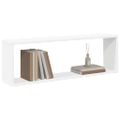 vidaXL Nástenné police 6ks, biela+sonoma 80x15x26,5cm kompozitné drevo