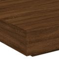 vidaXL Konferenčný stolík hnedý dub 100x100x31 cm kompozitné drevo