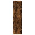 vidaXL Knižnica dymový dub 100x33x125,5 cm kompozitné drevo