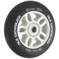 Matné kolieska NILS Extreme PU 90x24 82A s ložiskami ABEC 9, čierne, 4 ks