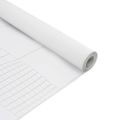 vidaXL Okenné fólie matné biele PVC