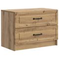 vidaXL Nočný stolík Dub artisan 62 x 34,5 x 44,5 cm Kompozitné drevo
