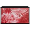 vidaXL Nástenný TV kabinet AACHEN 69 x 33 x 40 cm Čierny dub