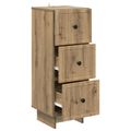 vidaXL Zásuvkový kabinet 33 x 34,5 x 90 cm Kompozitné drevo