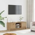 vidaXL TV skrinka Artisan Dub 102x30x37,5 cm Konštrukčné drevo