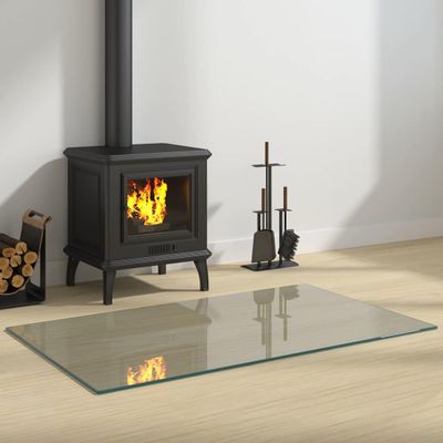 vidaXL Krbová sklenená doska obdĺžniková 100x60 cm