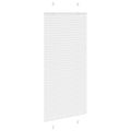 vidaXL plisovaná roleta biela 65x100 cm šírka látky 64,4 cm