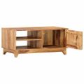 vidaXL TV skrinka 90x45x40 cm, drevený masív