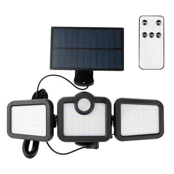 Forever Light solárna LED lampa SUNARI FLS-04 108*SMD PIR 10W 800lm 6000K 2400mAh Li-Ion Forever Light