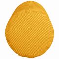 vidaXL Podložkové vankúše 2 pcs Svetložltá Ø 25 x 70 cm