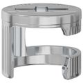 vidaXL Matice s kamlockom 12 ks Strieborná 12 x 10 mm Kov