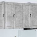 vidaXL Dvierka na umývačku Kalmar Betónová šedá 80 x 31 x 100 cm