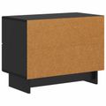 vidaXL Nočný stolík Čierna 62 x 34,5 x 47,5 cm Kompozitné drevo