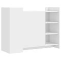vidaXL Komoda biela 100x35x75 cm kompozitné drevo