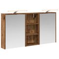 vidaXL Set kabinetov do kúpeľne 3 ks 116 x 16 x 62,5 cm