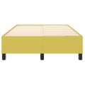 vidaXL Posteľný rám s boxspringom zelená 120x200 cm látka