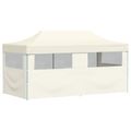 vidaXL Párty stan 291 x 580 x 315 cm Krémová Oxfordská látka