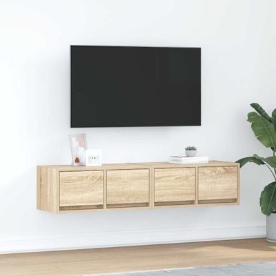 vidaXL TV skrinky 2 ks dub sonoma 60x31x25,5 cm kompozitné drevo