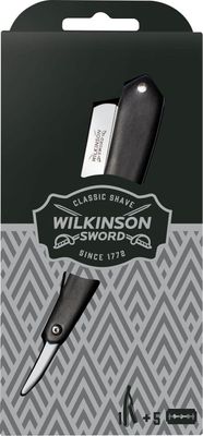 Wilkinson Cut Throat britva s 5 náhradnými žiletkami