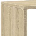 vidaXL Knižnica dub sonoma 137,5x29x137,5 cm kompozitné drevo