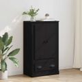 vidaXL Highboard Čierny dub 60 x 35,5 x 103,5 cm Kompozitné drevo