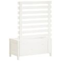 vidaXL Záhradný kvetináč s regálom 79x39,5x114 cm masívna borovica