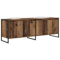 vidaXL TV skrinka 140 x 36 x 49.5 cm Staré drevo Kompozitné drevo