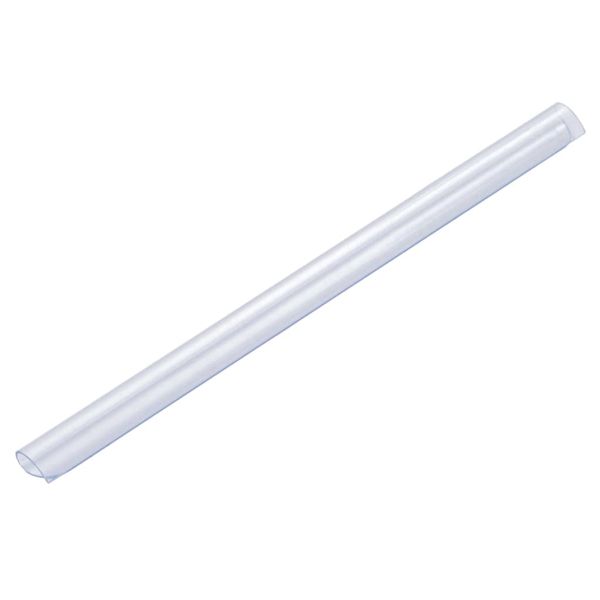 vidaXL 100 ks plotové upínacie lišty transparentné PVC