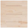 vidaXL Stolová doska biela 90x90x2,5 cm masívna borovica štvorcová
