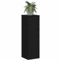 vidaXL Stojan na rastliny 2 ks Čierny dub 25 x 25 x 80 cm