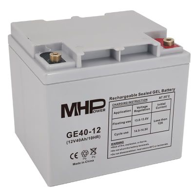 Batéria olovená 12V / 40 Ah MHPower GE40-12 GEL