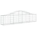 vidaXL Oblúkový gabionový kôš 5 ks 200x30x40/60 cm pozinkované železo