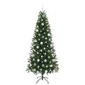 vidaXL Umelý vianočný stromček Zelená 180 cm PE a PVC