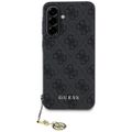 Guess HC PU 4G Charm puzdro pre Samsung Galaxy A56 Čierna