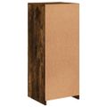 vidaXL Komoda s LED svetlami dymový dub 41x37x100 cm