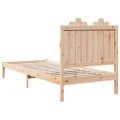 vidaXL Extra dlhá posteľ bez matraca 100x220 cm masívne drevo