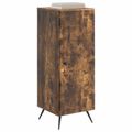 vidaXL Servírovacia skriňa Dymový dub 33 x 34,5 x 90 cm