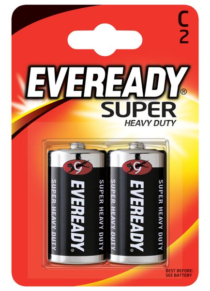 Energizer Eveready Super Heavy Duty C 2ks 7638900083606
