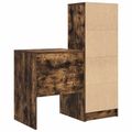 vidaXL Stôl Dymová dub 105,5 x 50 x 127 cm 2 ks