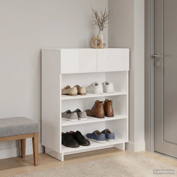 vidaXL Skrinka na topánky 73 x 38 x 87,5 cm Spracované drevo