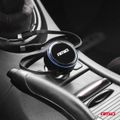 Nabíjačka do auta výsuvná C kábel + lightning kábel + USB C port 12/24V 60W AMiO-04370