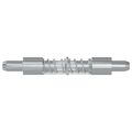 vidaXL Zámok 2 ks Strieborná 46 x 17 x 1,2 mm Oceľ