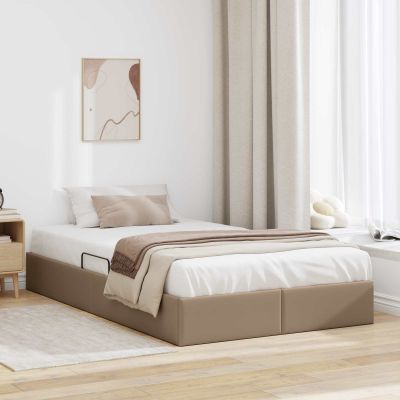 vidaXL Otomanový posteľný rám Kapsulín 120 x 200 cm Umelá koža