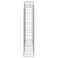 vidaXL Oblúkové gabionové koše 25 ks 200x30x140/160 cm pozink. železo