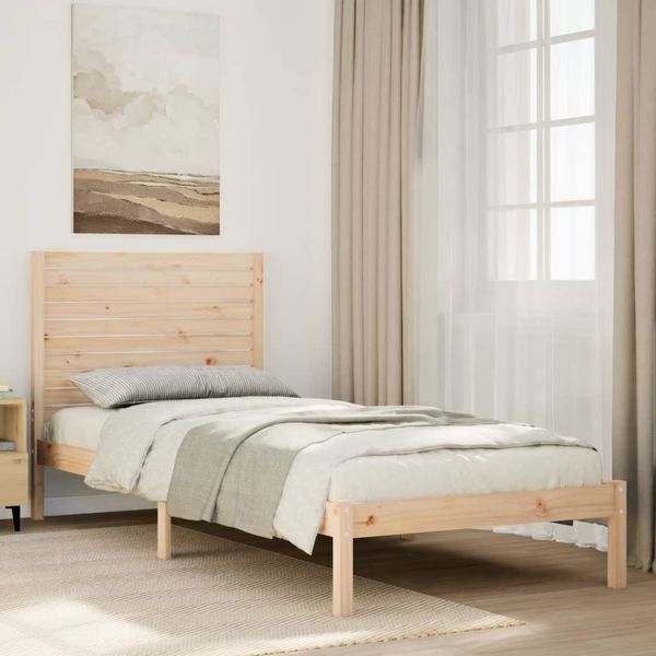 vidaXL Extra dlhá posteľ bez matraca 90x210 cm masívne drevo