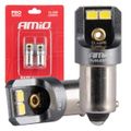 LED žárovky CANBUS PRO T4W BA9S 4x2016 SMD bílé 12V 24V AMIO-03579