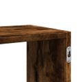 vidaXL Nástenná polica dymový dub 100x25x50 cm kompozitné drevo