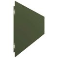 vidaXL Obrubník trávnika 10 ks 15 x 103 cm Olivovo zelená