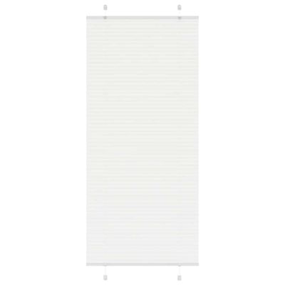vidaXL plisovaná roleta biela 90x200 cm šírka látky 89,4 cm